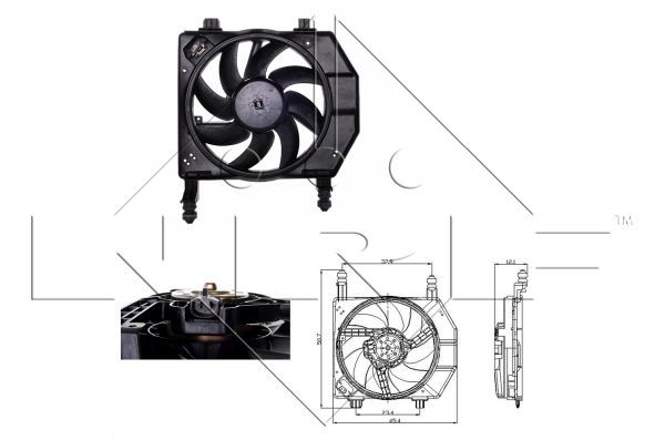 NRF Ventilaator,mootorijahutus 47077