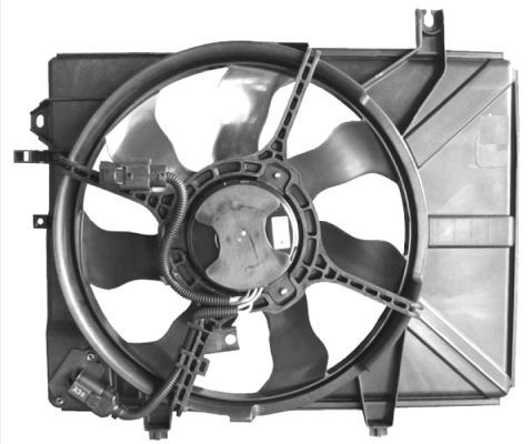 NRF Вентилятор, охлаждение двигателя 47606