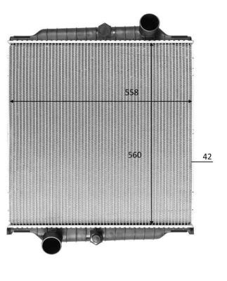 NRF Radiaator,mootorijahutus 50195