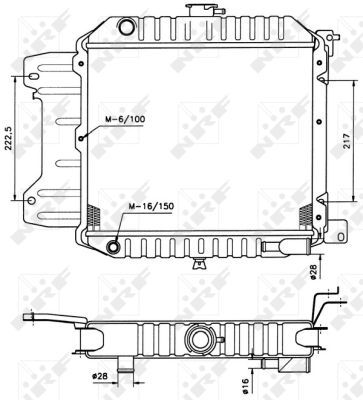 NRF Radiaator,mootorijahutus 504067