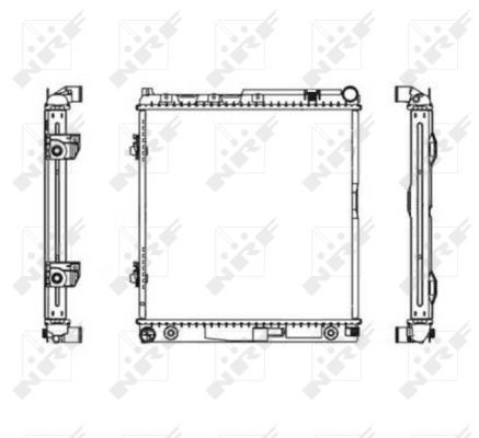 NRF Radiaator,mootorijahutus 506575