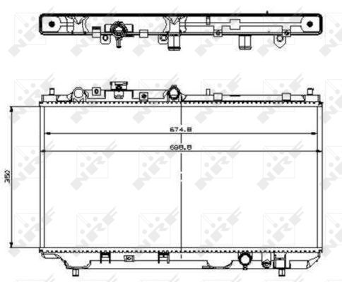 NRF Radiaator,mootorijahutus 509512