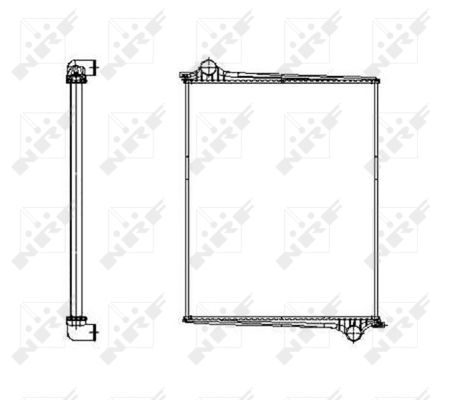 NRF Radiaator,mootorijahutus 509598