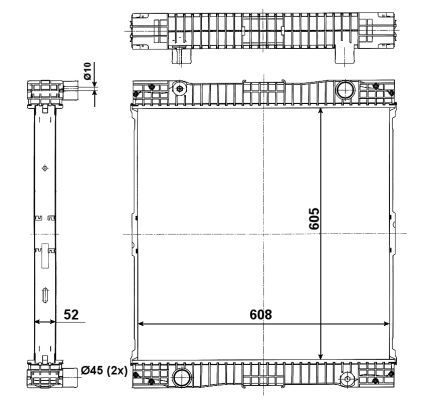 NRF Radiaator,mootorijahutus 509713