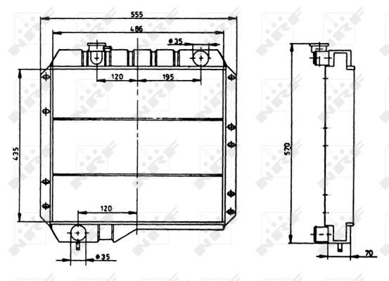 NRF Radiaator,mootorijahutus 513951