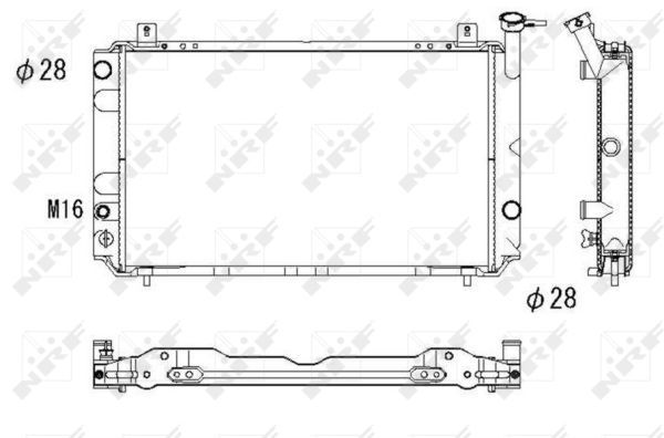 NRF Radiaator,mootorijahutus 516860