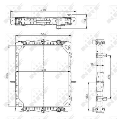 NRF Radiaator,mootorijahutus 529744