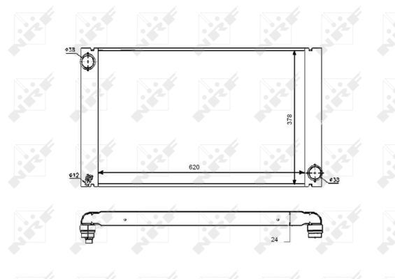 NRF Radiaator,mootorijahutus 53726