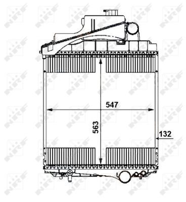 NRF Radiaator,mootorijahutus 54110