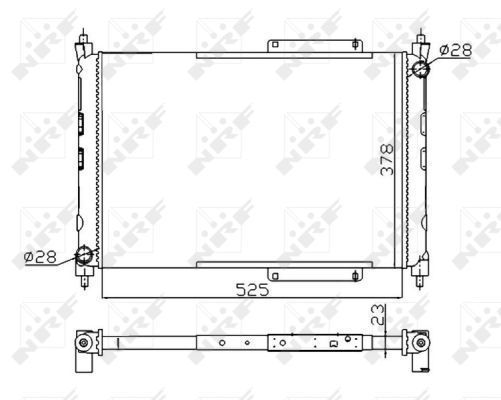 NRF Radiaator, käivitusaku 55425A