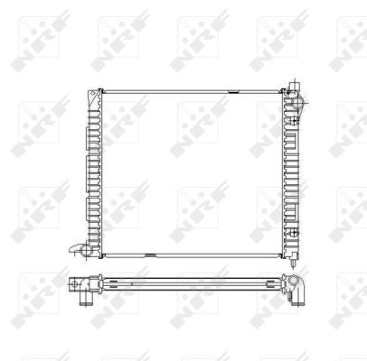 NRF Radiaator,mootorijahutus 55445