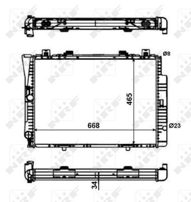 NRF Radiaator,mootorijahutus 56142