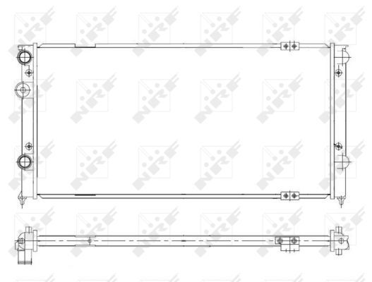 NRF Radiaator,mootorijahutus 58929