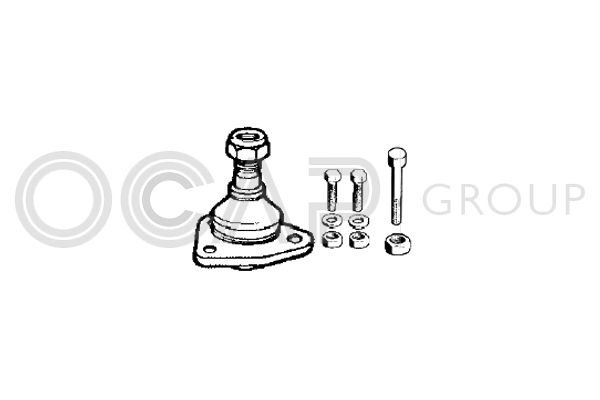 OCAP Шарнир независимой подвески / поворотного рычага 0400270