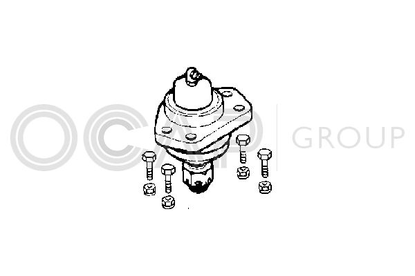 OCAP Шарнир независимой подвески / поворотного рычага 0400430