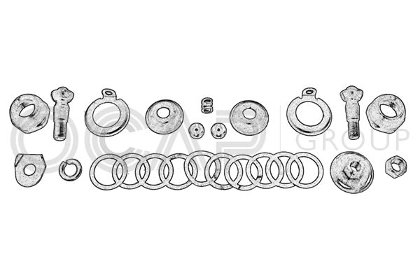 OCAP Ремкомплект, подвеска колеса 0900706