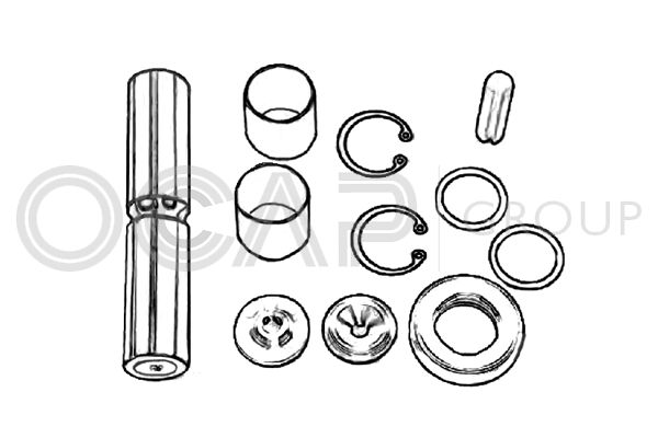 OCAP Ремкомплект, шкворень поворотного кулака 0927411