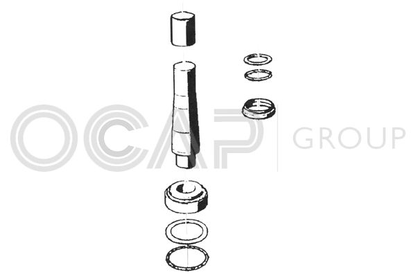 OCAP Ремкомплект, шкворень поворотного кулака 0927454