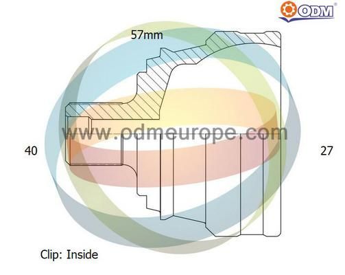 ODM-MULTIPARTS Liigendlaager, veovõll 12-271607