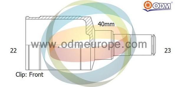 ODM-MULTIPARTS Liigendlaager, veovõll 14-016032