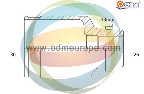 ODM-MULTIPARTS Шарнирный комплект, приводной вал 14-056450