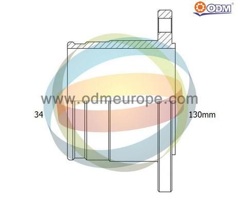 ODM-MULTIPARTS Шарнирный комплект, приводной вал 14-216045