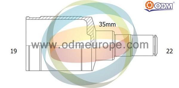 ODM-MULTIPARTS Шарнирный комплект, приводной вал 14-306752