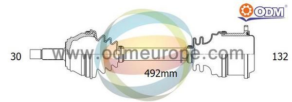 ODM-MULTIPARTS Приводной вал 18-082420