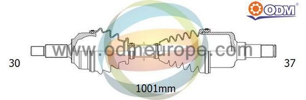 ODM-MULTIPARTS Приводной вал 18-142060