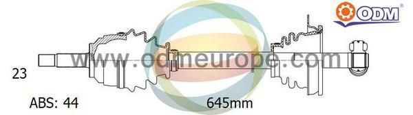 ODM-MULTIPARTS Приводной вал 18-291251