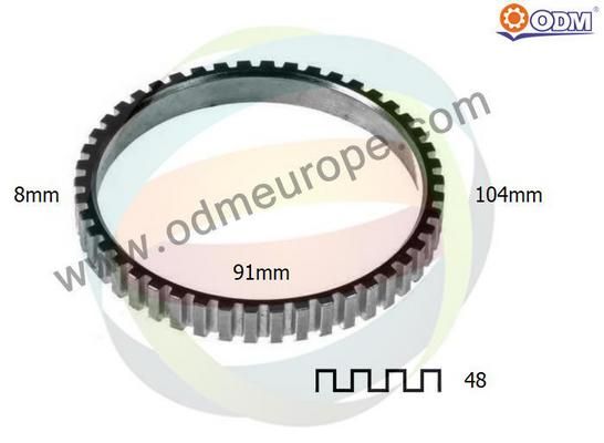 ODM-MULTIPARTS Andur,ABS 26-010015
