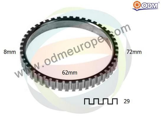 ODM-MULTIPARTS Andur,ABS 26-080025