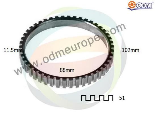 ODM-MULTIPARTS Andur,ABS 26-290001