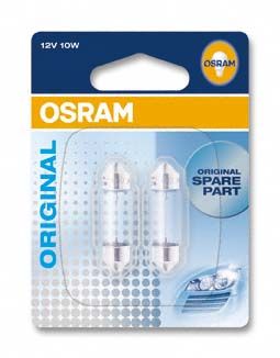 OSRAM 6411-02B Лампа накаливания, страховочное освещение двери