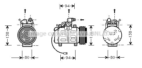 PRASCO Kompressor,kliimaseade AIK182