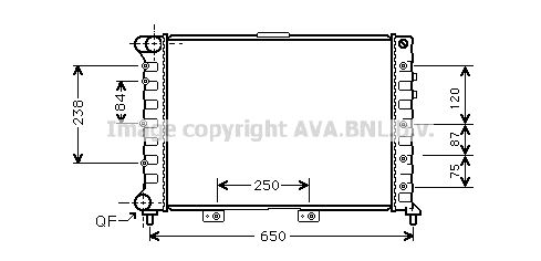 PRASCO Radiaator,mootorijahutus AL2029