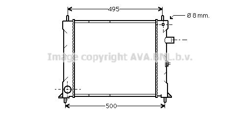 PRASCO Radiaator,mootorijahutus AU2097