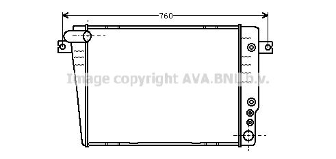 PRASCO Radiaator,mootorijahutus BW2020