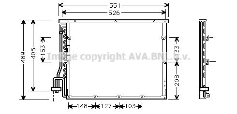 PRASCO Конденсатор, кондиционер BW5148