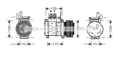 PRASCO Kompressor,kliimaseade BWK073