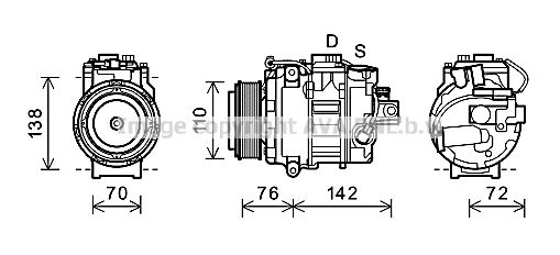 PRASCO Kompressor,kliimaseade BWK419