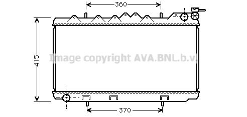 PRASCO Radiaator,mootorijahutus DN2096