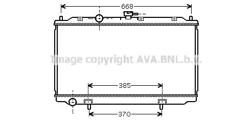 PRASCO Radiaator,mootorijahutus DN2215