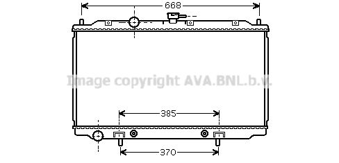 PRASCO Radiaator,mootorijahutus DNA2218