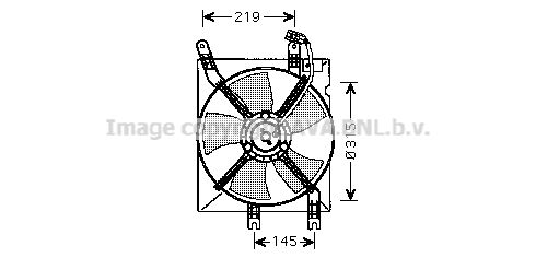 PRASCO Ventilaator,mootorijahutus DW7508