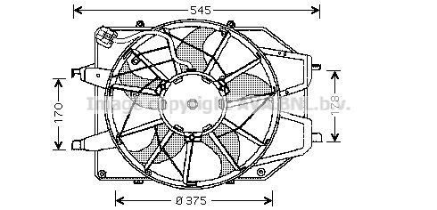 PRASCO Ventilaator,mootorijahutus FD7509