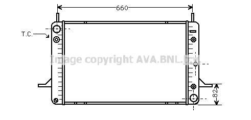 PRASCO Radiaator,mootorijahutus FDA2069