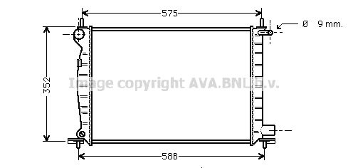 PRASCO Radiaator,mootorijahutus FDA2225