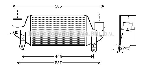 PRASCO Kompressoriõhu radiaator FDA4313