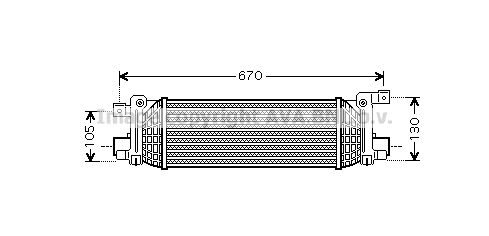 PRASCO Kompressoriõhu radiaator FDA4401
